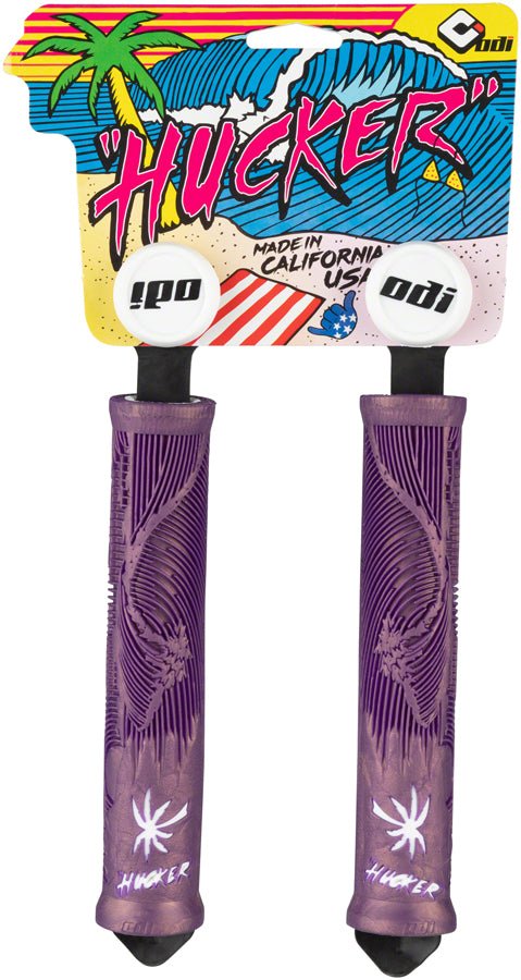 ODI Hucker Grips - Purple/White - The Lost Co. - ODI - HT3698 - 711484193002 - -