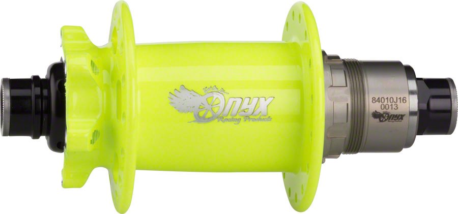 Onyx MTB Rear Hub - 12 x 148mm 6-Bolt XD Flourescent Yellow 32H - The Lost Co. - ONYX Racing Products - HU7390 - -