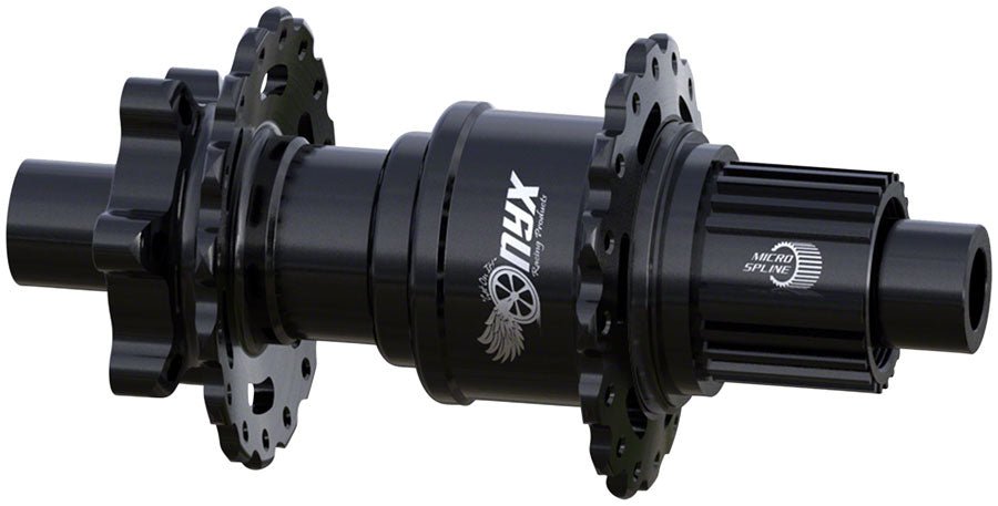 Onyx Vesper Rear Hub - 12 x 148mm 6-Bolt Micro Spline Black 28H - The Lost Co. - ONYX Racing Products - HU0164 - -