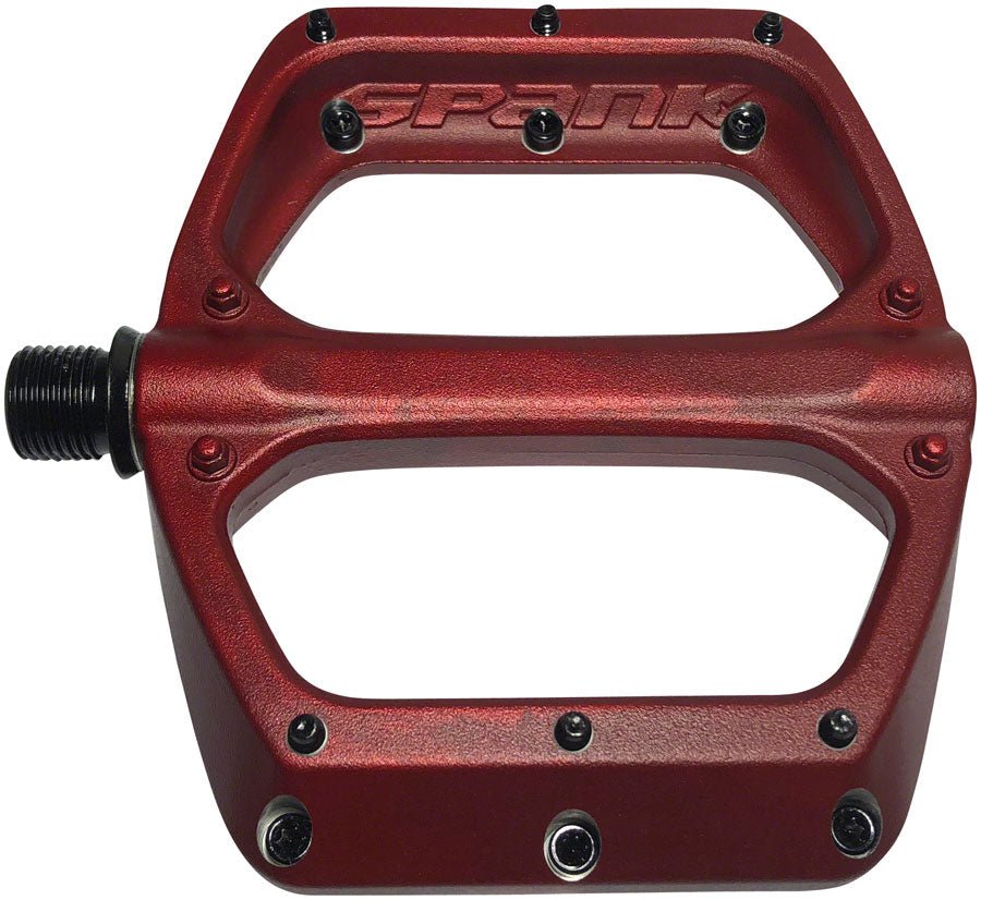 Spank Spoon DC Pedals - Platform Aluminum 9/16" Red - The Lost Co. - Spank - PD0133 - 4710155960697 - -