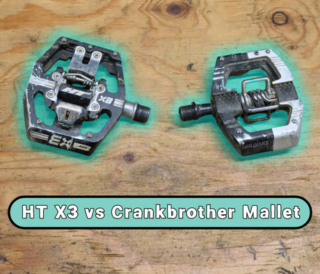 HT X3 vs Crankbrother Mallet | Clip Pedal Shootout