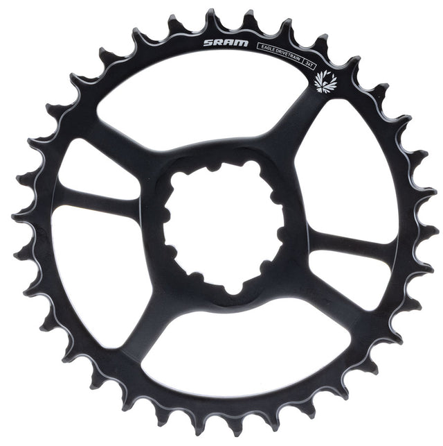 SRAM X-Sync 2 Eagle Direct Mount Chainring - 34t 12-Speed 3-Bolt Direct Mount 6mm Offset Steel BLK