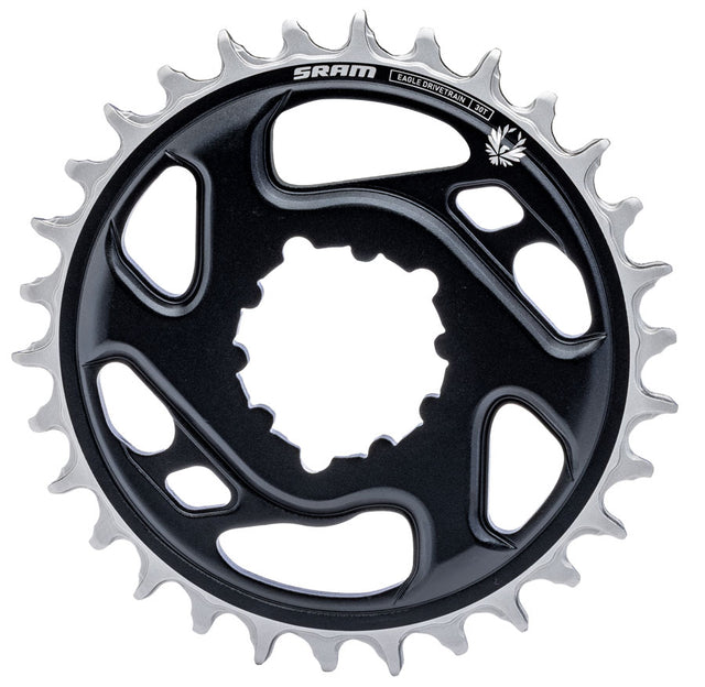 SRAM X-Sync 2 Eagle Direct Mount Chainring - 30t 12-Speed 3-Bolt Direct Mount 3mm Offset Aluminum BLK