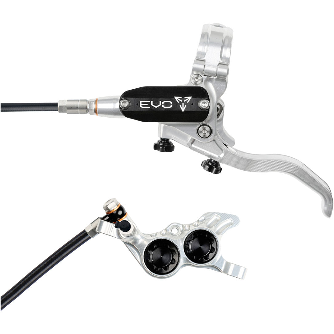 Hope Tech 4 Evo GR4 Disc Brake Right/Rear 74mm Silv/Blk