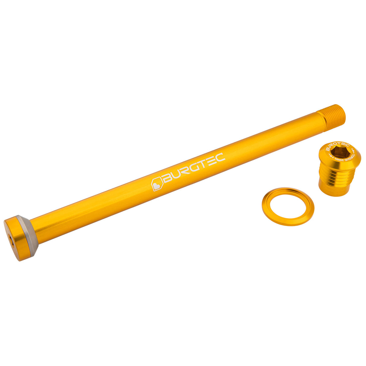 Burgtec YT 172.5mm Rear Axle - Burgtec Bullion Gold
