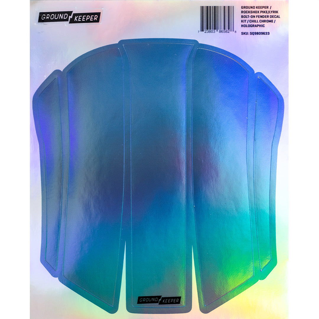 Metallic RockShox Bolt-On Pike/Lyrik Fender Decal Kit