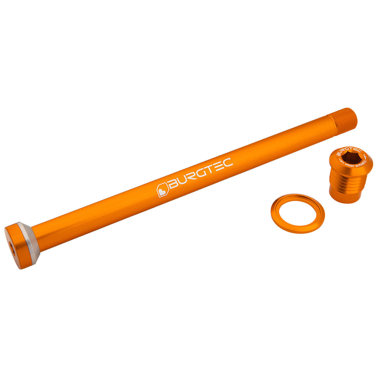 Burgtec YT 172.5mm Rear Axle - Iron Bro Orange
