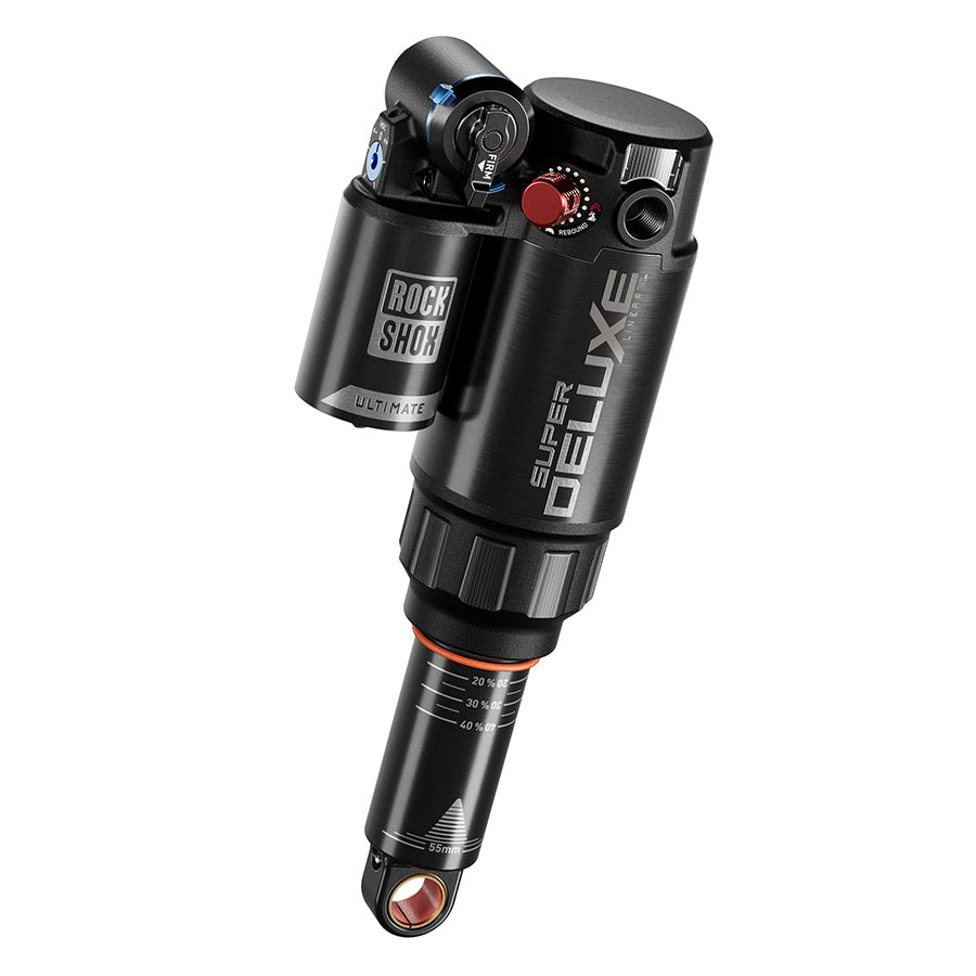 RockShox Super Deluxe Ultimate D1 Rear shock 205x60 Shaft Eyelet: Trunnion Body Eyelet: Standard Token Loc 2 Reb25/Comp26 Lockout45 Transition Patrol 2022+