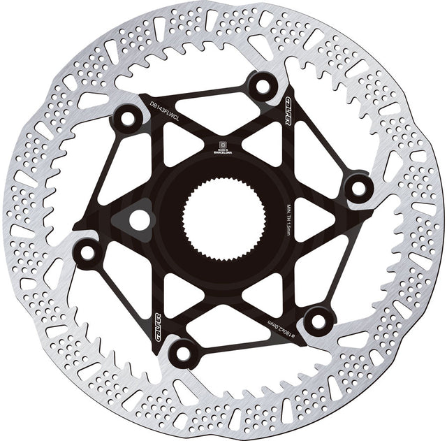 Galfer Shark Evo Disc Brake Rotor - 180mm x 2.0mm Centerlock Black