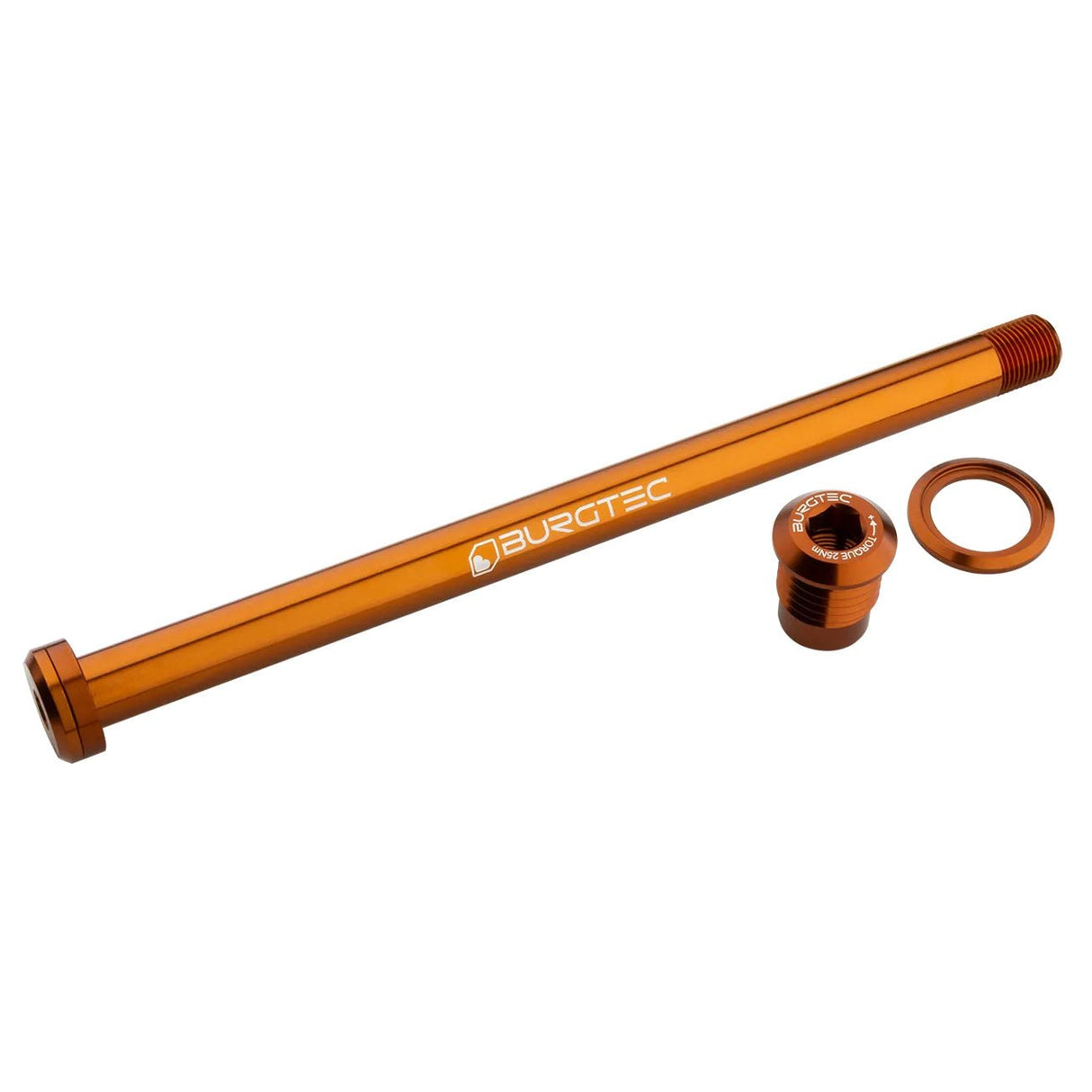 Burgtec Rear Axle - 180mm x 12mm 1.00mm Pitch - Kash Bronze - The Lost Co. - Burgtec - 10165 - 764283661890 - 