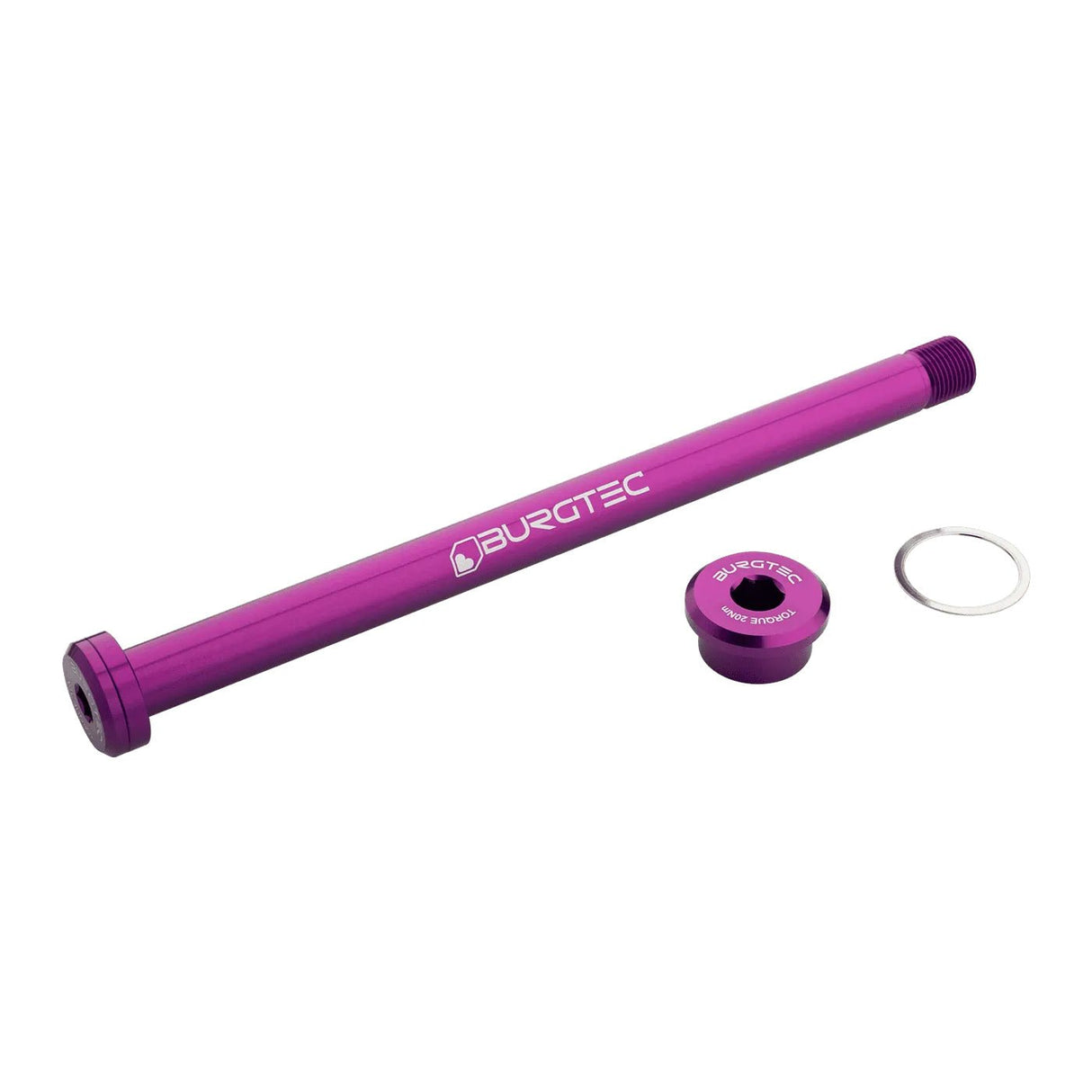 Burgtec Rocky Mountain 173mm Rear Axle - Purple Rain - The Lost Co. - Burgtec - 12214 - 724901936229 - 