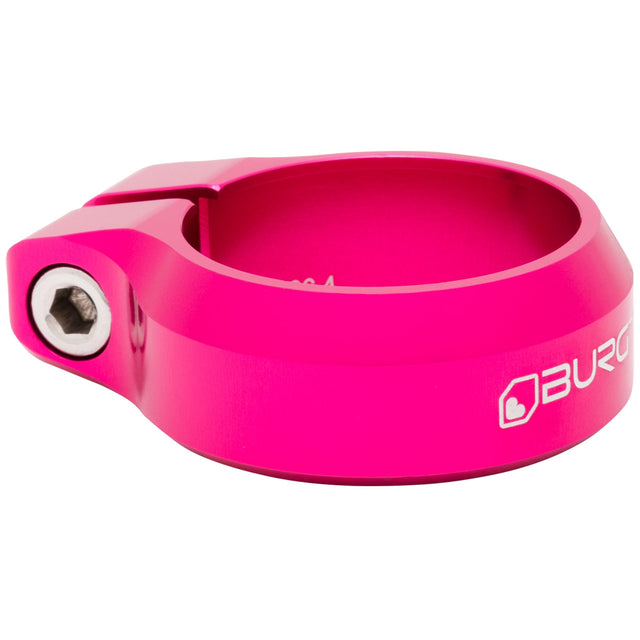 Burgtec Seat Clamp - 36.4mm - Toxic Barbie Pink - The Lost Co. - Burgtec - 10539 - 764283658715 - 