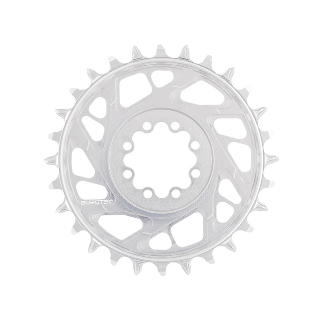 Burgtec T - Type Chainring - 28t - SRAM 8 - Bolt - Silver - The Lost Co. - Burgtec - 13201 - 724901937073 - 