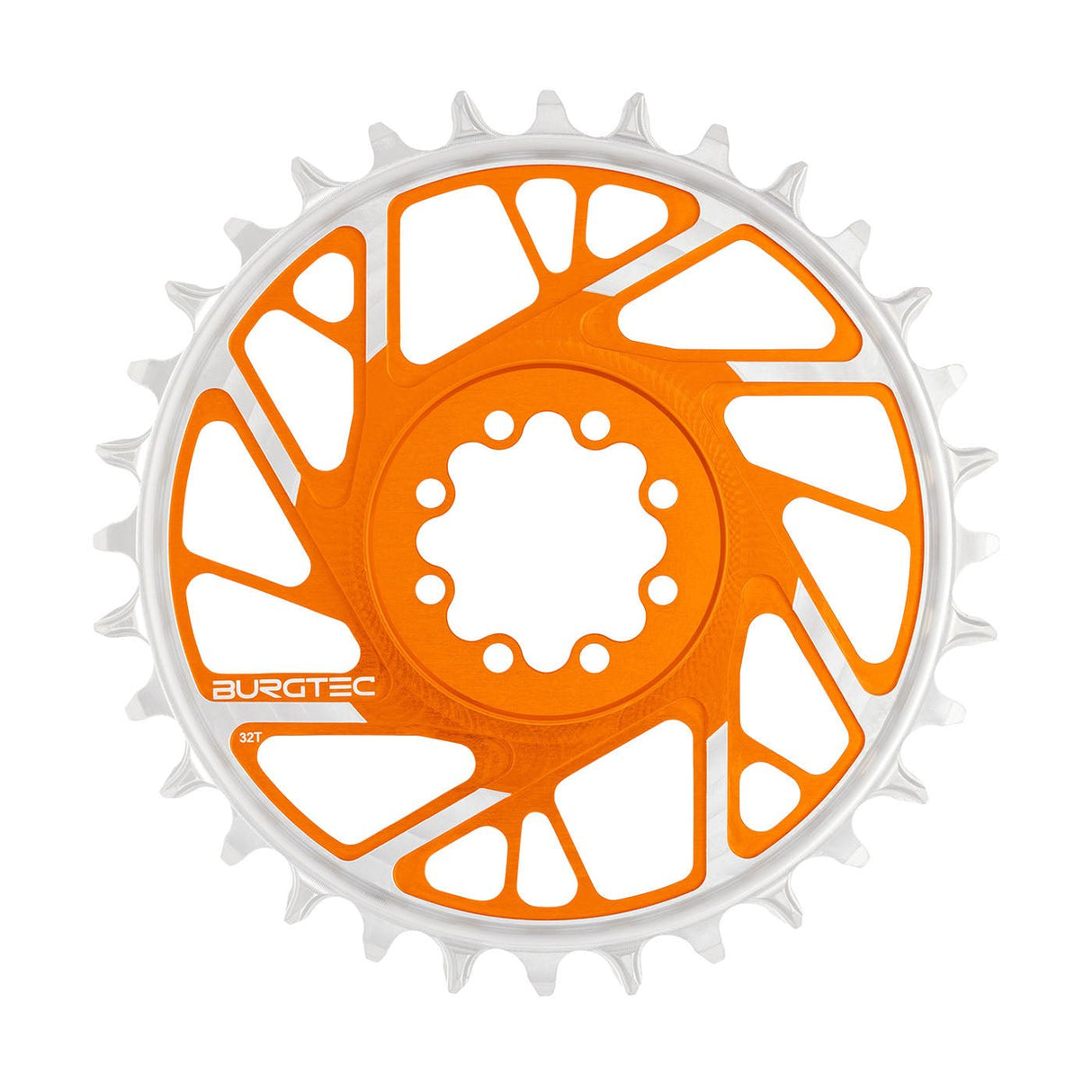 Burgtec T - Type Chainring - 32t - SRAM 8 - Bolt  - Orange - The Lost Co. - Burgtec - 13198 - 724901937059 - 