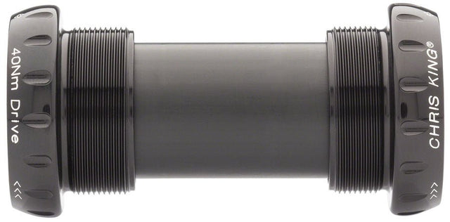 Chris King ThreadFit 24 Bottom Bracket Fit Kit 4 - English For Shimano Hollowtech II - Black - The Lost Co. - Chris King - FB0810-4 - 841529103298 - 