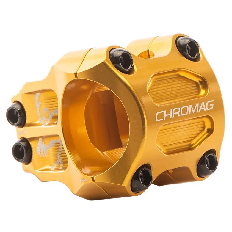 Chromag RIZA Stem (35) 0d x 32mm - Gold - The Lost Co. - Chromag - 100-020-007 - 826974040428 - 
