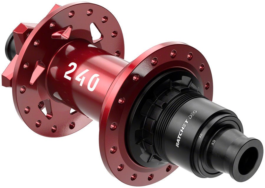 DT Swiss 240 DEG Rear Hub - 12x148mm - 6-Bolt - XD - Limited Edition Red - 32H - 90pt - The Lost Co. - DT Swiss - H240TDDRR32RA2809S - 7613052572512 - -