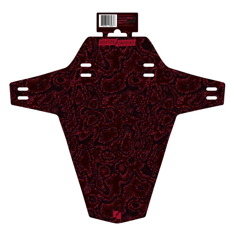 Ground Keeper Snake Charmer Mini Fender - Red - Matte - The Lost Co. - Ground Keeper Fenders - SQ9811435 - 760762186014 - 