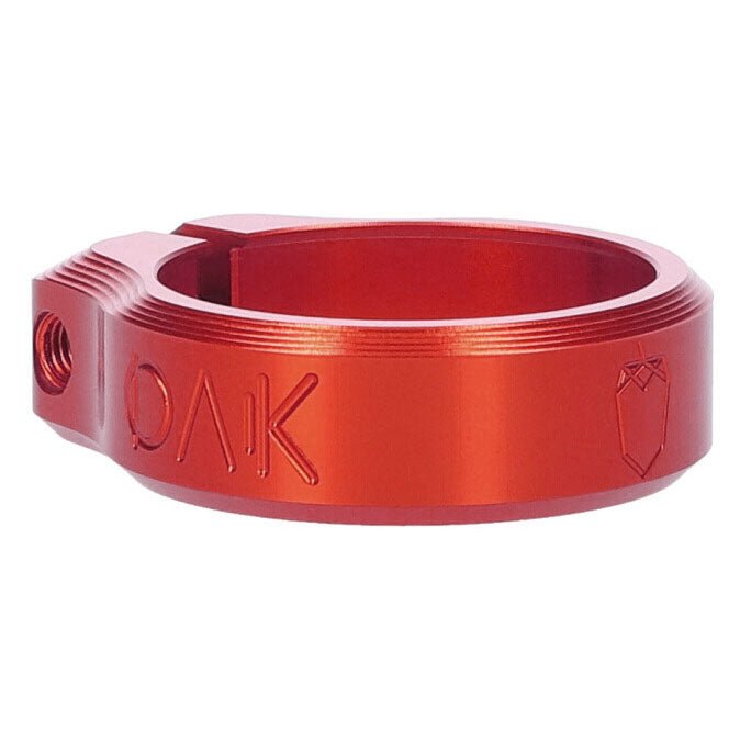 OAK Components Orbit Seatpost Clamp - 34.9mm Inner Diameter - Red - The Lost Co. - OAK Components - 09 - 000 - A01 - E03 - 4262418010941 - 