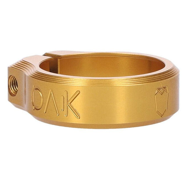 OAK Components Orbit Seatpost Clamp - 38.5mm Inner Diameter - Gold - The Lost Co. - OAK Components - 11 - 000 - A01 - E05 - 4262418011023 - 