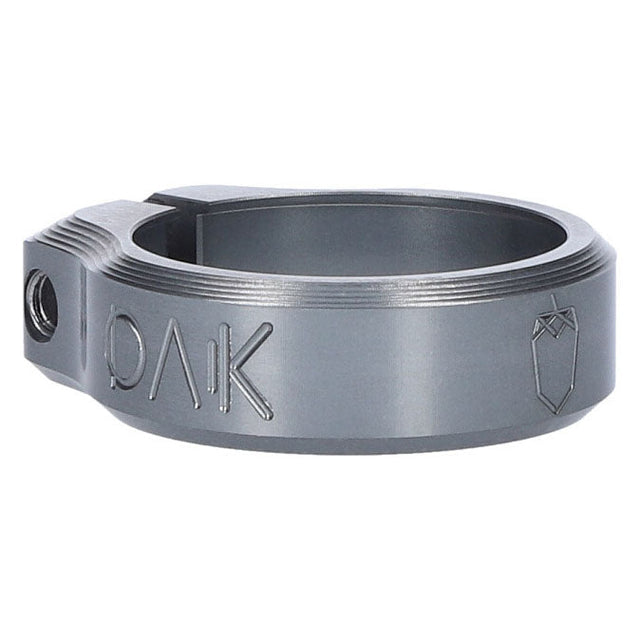 OAK Components Orbit Seatpost Clamp - 38.5mm Inner Diameter - Lunar Gray - The Lost Co. - OAK Components - 11 - 000 - A01 - E11 - 4262418010262 - 