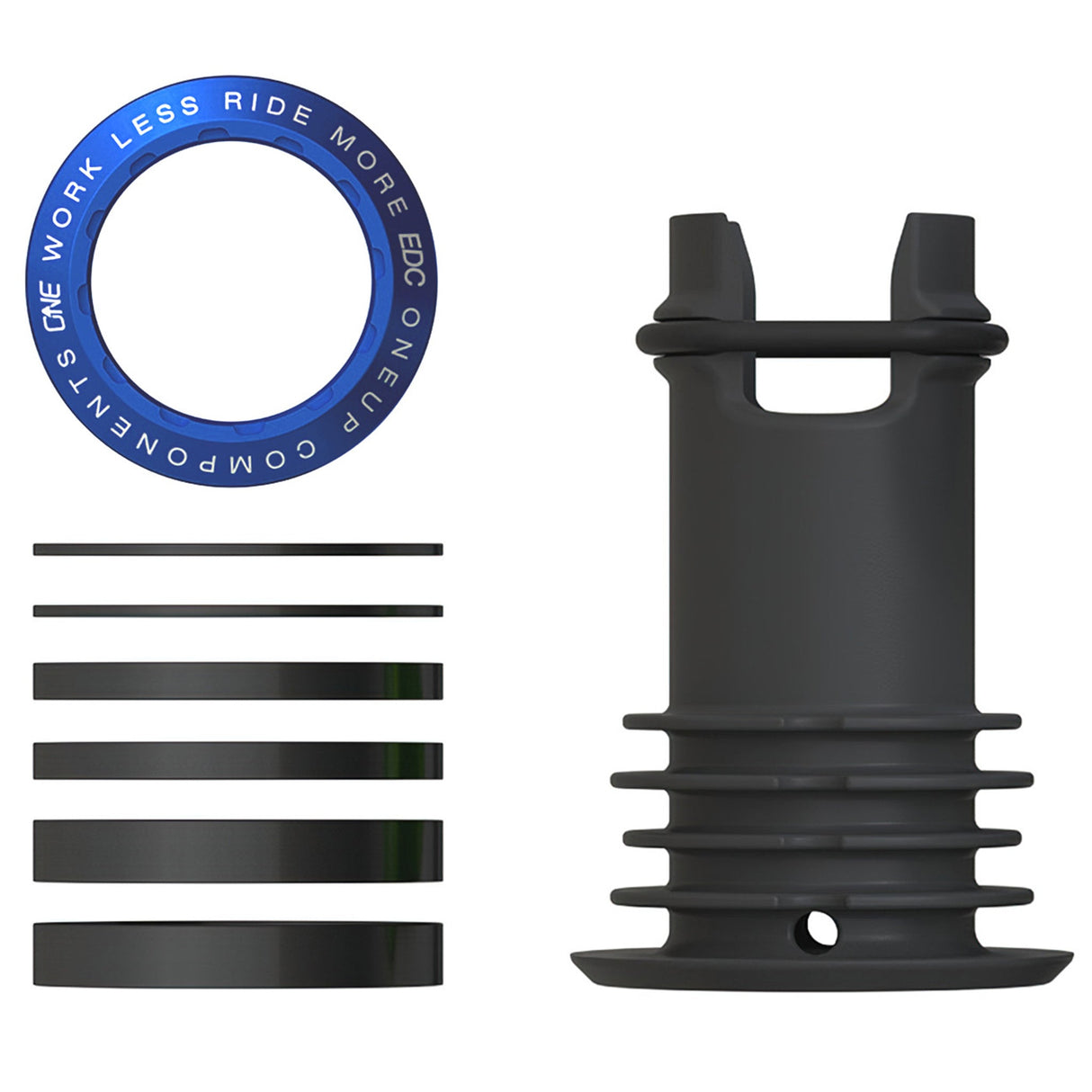 OneUp Components EDC Top Cap - The Lost Co. - OneUp Components - 1C0414DBL - 0628219407238 - Dark Blue - 
