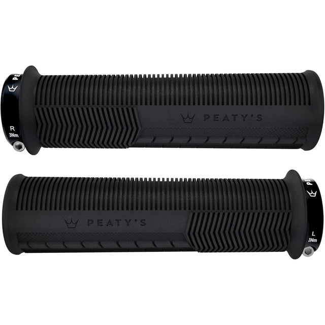 Peaty's Mushroom Thin Lock - On Grips - Black - The Lost Co. - Peaty's - PGM - MSH - THN - BLK - 20 - 5060541588042 - 