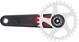 RaceFace ERA Carbon Crankset - 175mm Length - CINCH Interface - 136mm Spindle - Red - The Lost Co. - Race Face - CK23ERA136ARM175P185 - 821973462325 - 