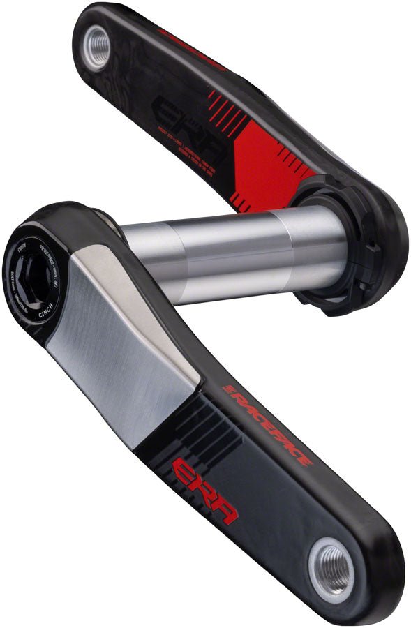 RaceFace ERA Carbon Crankset - 175mm Length - CINCH Interface - 136mm Spindle - Red - The Lost Co. - Race Face - CK23ERA136ARM175P185 - 821973462325 - 