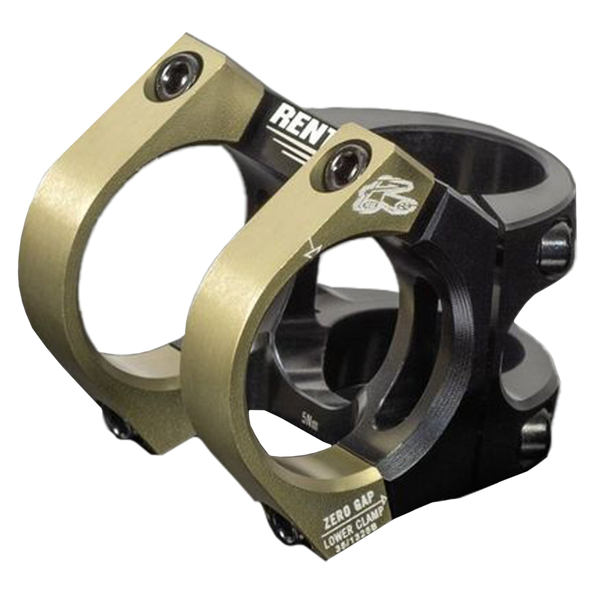 Renthal V2 Apex Stem (35.0) 33mm Black/Gold - The Lost Co. - Renthal - STM126-02-005-01 - 765442165259 - 