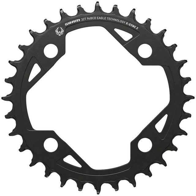 SRAM X - SYNC 2 Eagle E - MTB Chainring - 32t 94 BCD Aluminum Black - The Lost Co. - SRAM - 11.6218.043.001 - 710845864360 - 