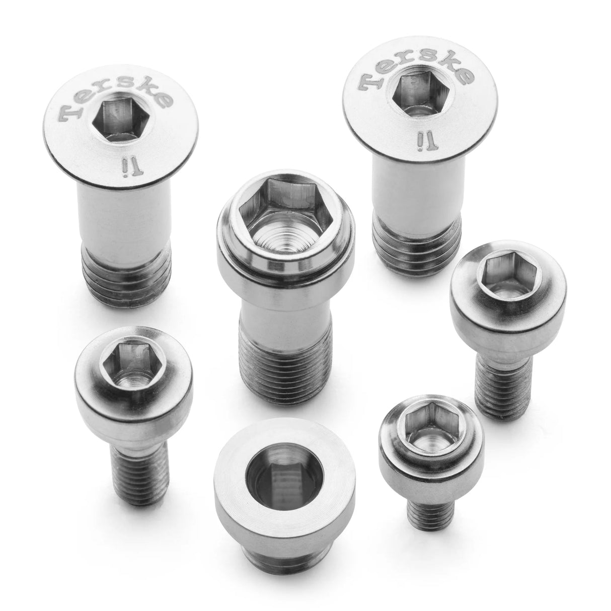 Terske Bolt Kit Rear Derailleur Transmission X Natural Ti - The Lost Co. - Terske - BK - RD - TXX - NAT - B - TE3626 - 