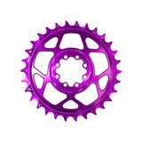 5DEV Chainring - T-Type SRAM 8-Bolt Chainring - 3mm Offset - 30T - Purple - The Lost Co. - 5Dev - B-FD2392 - 850058721187 - -