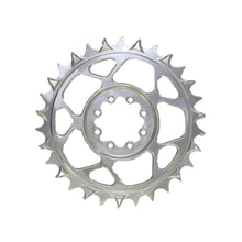Load image into Gallery viewer, 5DEV Chainring - T-Type SRAM 8-Bolt Chainring - 3mm Offset - 34T - Raw Silver/Clear - The Lost Co. - 5Dev - B-FD23991 - 850058721255 - -