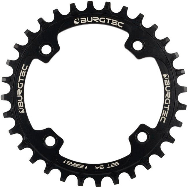 Burgtec E-Bike Steel Thick Thin Chainring - SRAM 94mm BCD - 32T- Black - The Lost Co. - Burgtec - B-BG5054 - 764283662910 - -