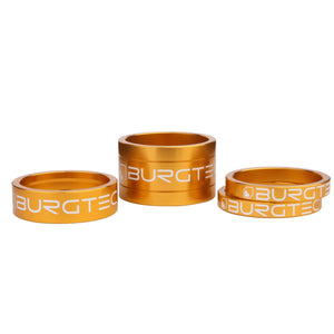 Burgtec Stem Spacer Kit - Bullion Gold - Set of 4 - The Lost Co. - Burgtec - B-BG3457 - 712885685103 - -