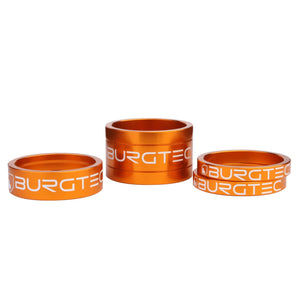 Burgtec Stem Spacer Kit - Iron Bro Orange - Set of 4 - The Lost Co. - Burgtec - B-BG3455 - 712885685080 - -