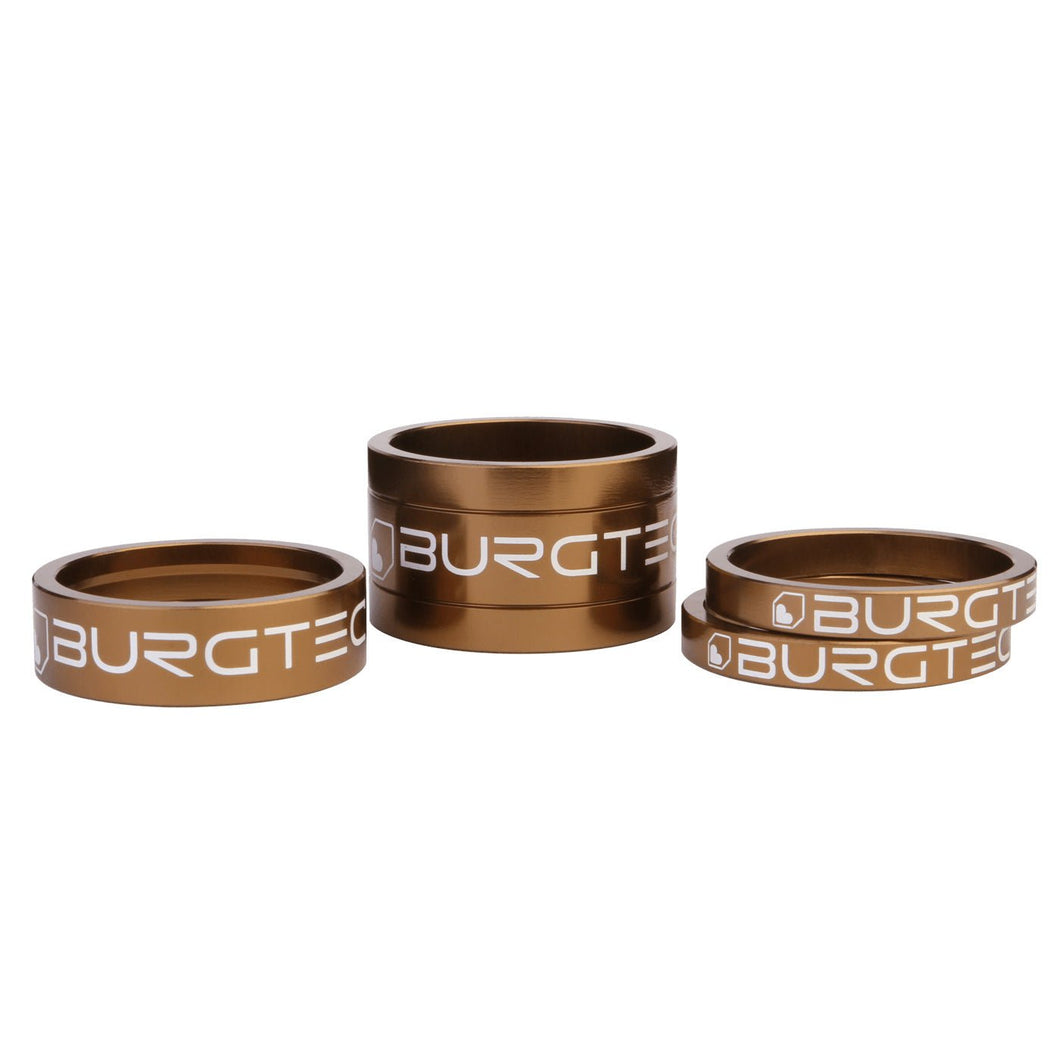 Burgtec Stem Spacer Kit - Kash Bronze - Set of 4 - The Lost Co. - Burgtec - B-BG3454 - 712885685073 - -