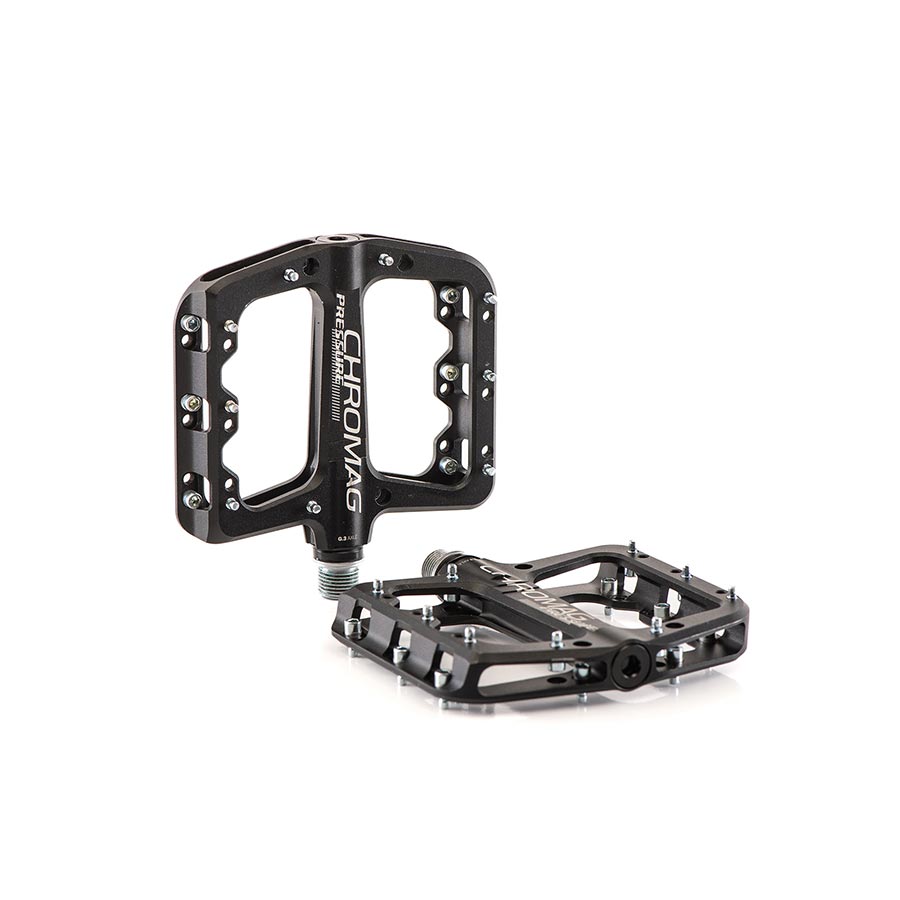 Chromag Pressure Platform Pedals Body: Aluminum Spindle: Steel 9/16 Black - The Lost Co. - Chromag - H451137-01 - 826974043290 - -