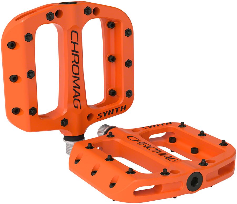 Chromag Synth Pedals - Platform Composite 9/16" Orange - The Lost Co. - Chromag - PD1905 - 826974016287 - -