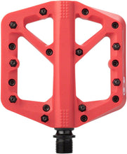 Load image into Gallery viewer, Crank Brothers Stamp 1 Pedals - Platform Composite 9/16&quot; Red Small - The Lost Co. - Crank Brothers - PD8551 - 641300162717 - -