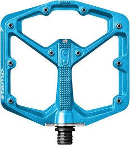 Crank Brothers Stamp 7 Pedals - Platform Aluminum 9/16" Electric Blue Large - The Lost Co. - Crank Brothers - B-CE2156 - 641300166357 - -
