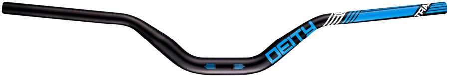 DEITY Highside Riser Handlebar - 80mm Rise 760mm Width 31.8mm Clamp Blue - The Lost Co. - Deity - HB0147 - 817180021363 - -