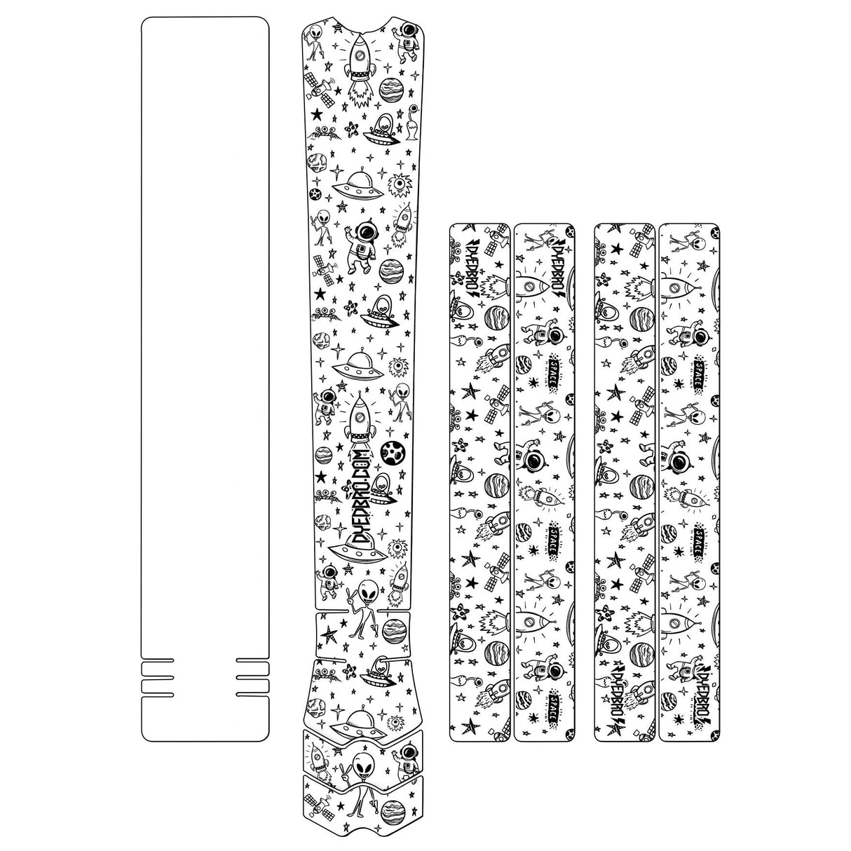 DYEDBRO Frame Protection - Space Trip Black - The Lost Co. - DYEDBRO - B-DB0021 - 8400000111614 - -