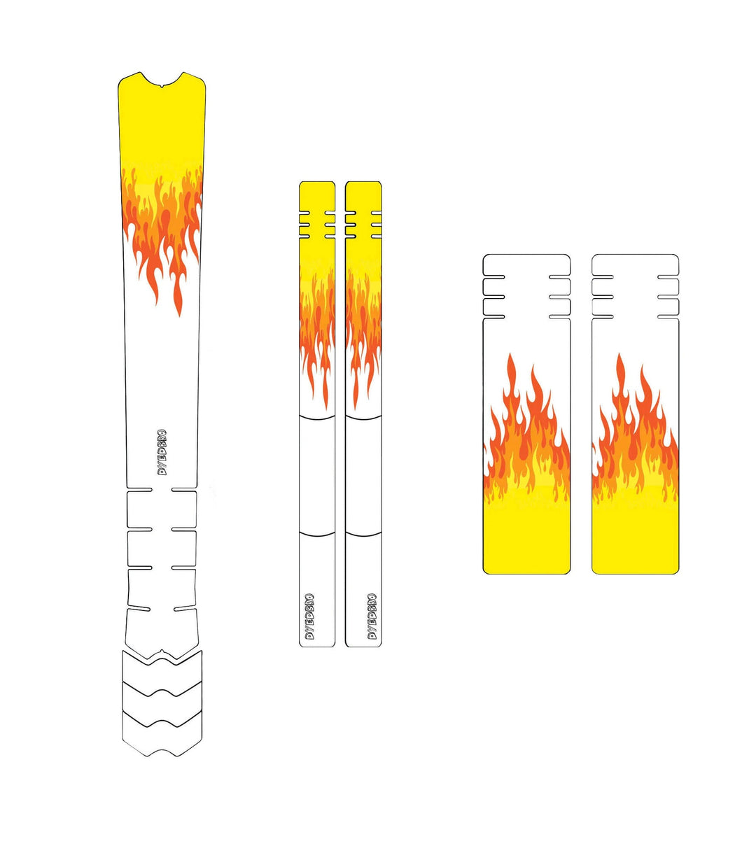 DYEDBRO Kids Frame Protection - Flames - The Lost Co. - DYEDBRO - B-DB9403 - 8400000444040 - -