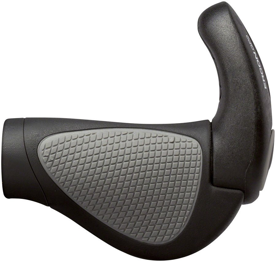 Ergon GP2 Gripshift Grips - Large Black/Gray - The Lost Co. - Ergon - HT1113 - 4260477061218 - -