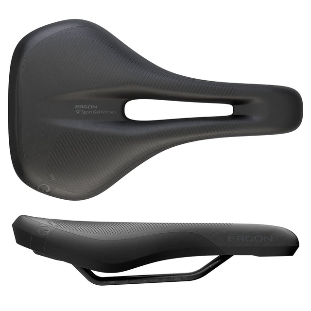 Ergon SF Sport Gel Women's Saddle - Small/Medium - Black - The Lost Co. - Ergon - B-ER3520 - 4260477074645 - -