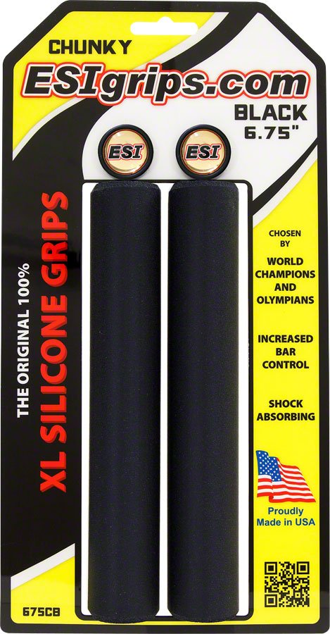 ESI XL Chunky Grips - Black - The Lost Co. - ESI - HT5332 - 181517000766 - -