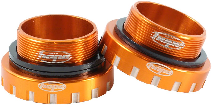 Hope BSA30 Threaded Bottom Bracket - 68/73/83/100/120mm For 30mm Spindle Stainless Orange - The Lost Co. - Hope - B-HT3000 - 5055168092164 - -