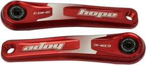 Hope Ebike Crank Arm Set - 165mm ISIS Specialized Offset Red - The Lost Co. - Hope - CK2371 - 5056033483117 - -